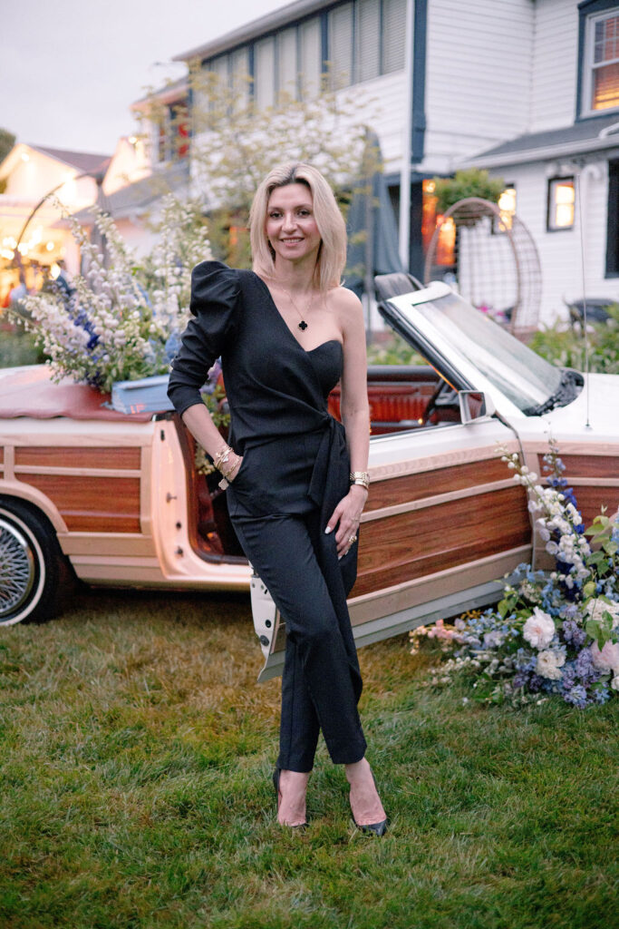The Scout Guide Alexandria Annual Launch Party - Vintage car with floral installation